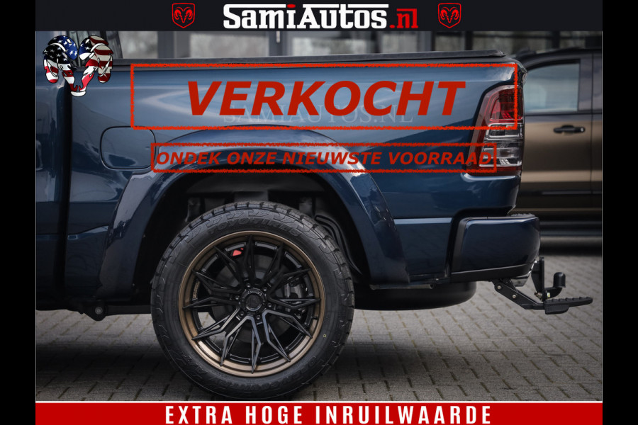 Dodge Ram SPORT | 5.7 V8 4x4 HEMI | PANORAMA DAK | GROOTSCHEM 12 INCH | LPG | Patriot Blue CREW CAB | DUBBELE CABINE | 5 PERSOONS | DC | VOORRAAD NR 2560 - 3327