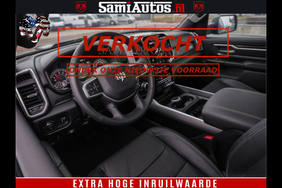 Dodge Ram SPORT | 5.7 V8 4x4 HEMI | PANORAMA DAK | GROOTSCHEM 12 INCH | LPG | Patriot Blue CREW CAB | DUBBELE CABINE | 5 PERSOONS | DC | VOORRAAD NR 2560 - 3327