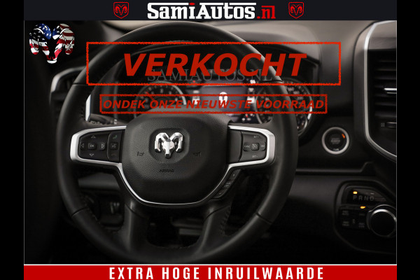 Dodge Ram SPORT | 5.7 V8 4x4 HEMI | PANORAMA DAK | GROOTSCHEM 12 INCH | LPG | Patriot Blue CREW CAB | DUBBELE CABINE | 5 PERSOONS | DC | VOORRAAD NR 2560 - 3327