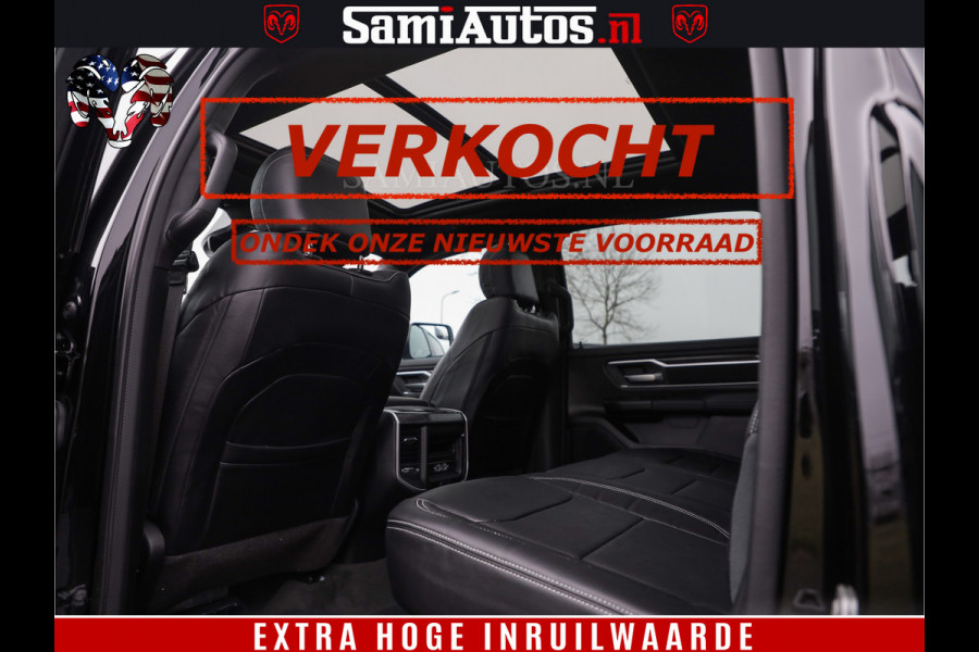 Dodge Ram SPORT | 5.7 V8 4x4 HEMI | PANORAMA DAK | GROOTSCHEM 12 INCH | LPG | Patriot Blue CREW CAB | DUBBELE CABINE | 5 PERSOONS | DC | VOORRAAD NR 2560 - 3327