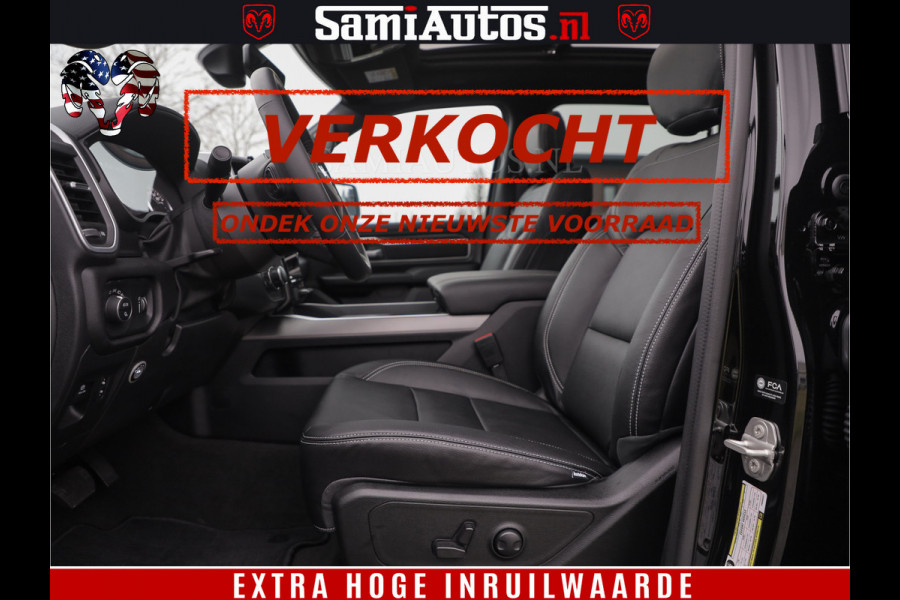 Dodge Ram SPORT | 5.7 V8 4x4 HEMI | PANORAMA DAK | GROOTSCHEM 12 INCH | LPG | Patriot Blue CREW CAB | DUBBELE CABINE | 5 PERSOONS | DC | VOORRAAD NR 2560 - 3327