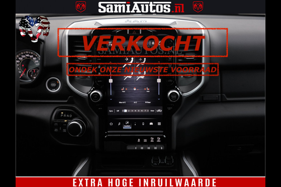 Dodge Ram SPORT | 5.7 V8 4x4 HEMI | PANORAMA DAK | GROOTSCHEM 12 INCH | LPG | Patriot Blue CREW CAB | DUBBELE CABINE | 5 PERSOONS | DC | VOORRAAD NR 2560 - 3327