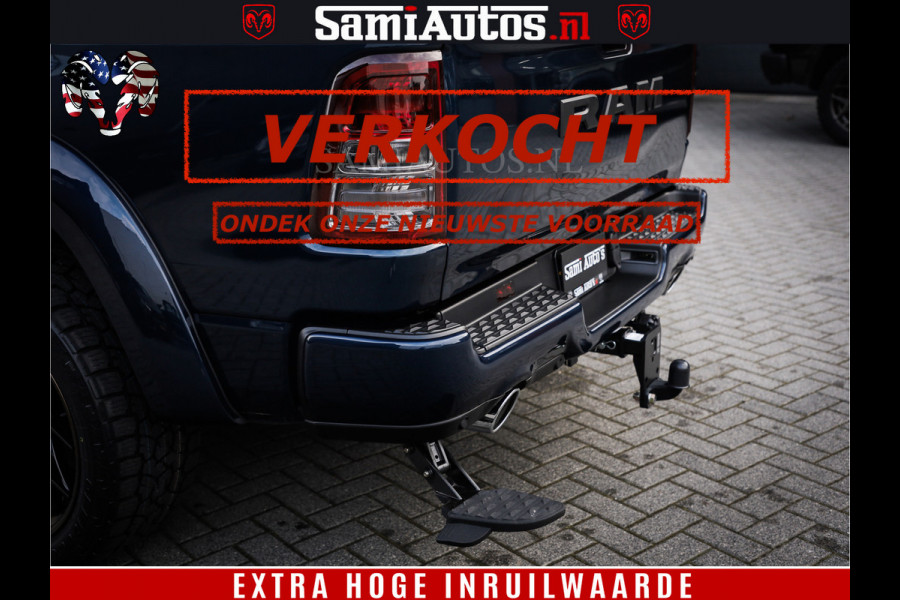 Dodge Ram SPORT | 5.7 V8 4x4 HEMI | PANORAMA DAK | GROOTSCHEM 12 INCH | LPG | Patriot Blue CREW CAB | DUBBELE CABINE | 5 PERSOONS | DC | VOORRAAD NR 2560 - 3327