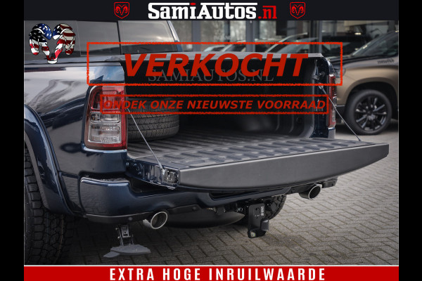 Dodge Ram SPORT | 5.7 V8 4x4 HEMI | PANORAMA DAK | GROOTSCHEM 12 INCH | LPG | Patriot Blue CREW CAB | DUBBELE CABINE | 5 PERSOONS | DC | VOORRAAD NR 2560 - 3327