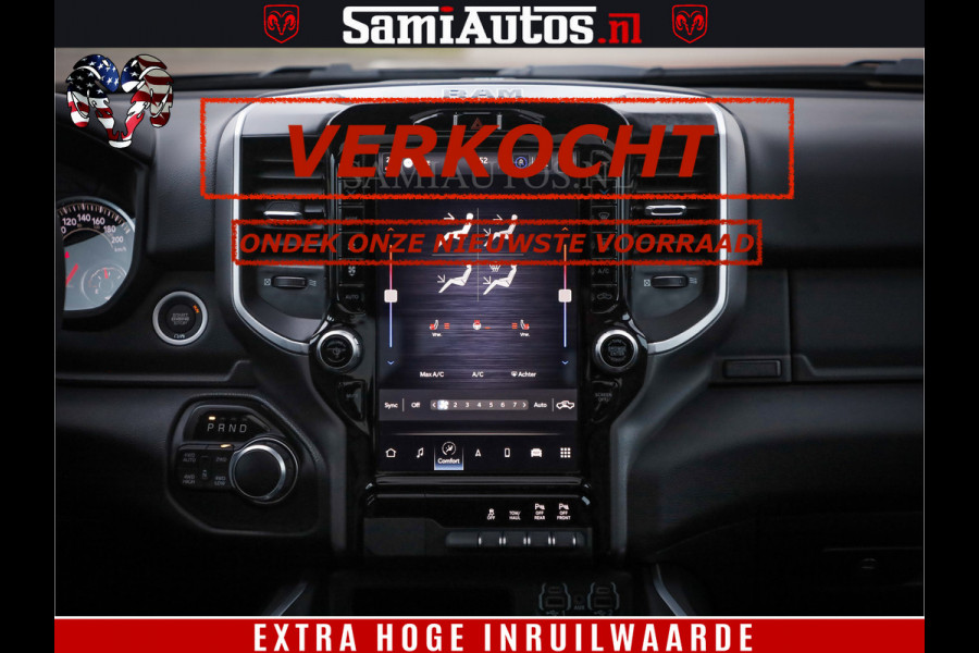 Dodge Ram SPORT | 5.7 V8 4x4 HEMI | PANORAMA DAK | GROOTSCHEM 12 INCH | LPG | Patriot Blue CREW CAB | DUBBELE CABINE | 5 PERSOONS | DC | VOORRAAD NR 2560 - 3327