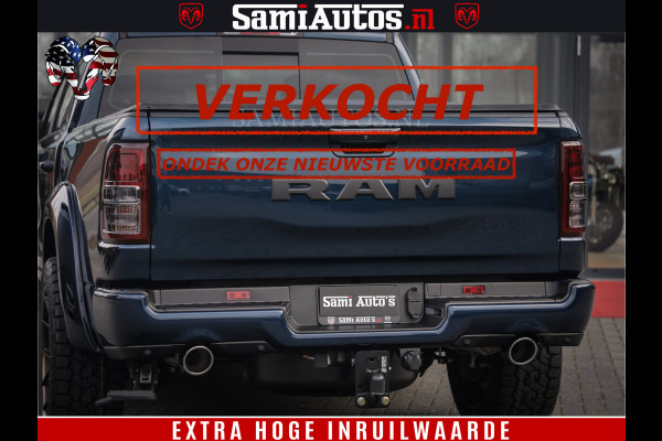 Dodge Ram SPORT | 5.7 V8 4x4 HEMI | PANORAMA DAK | GROOTSCHEM 12 INCH | LPG | Patriot Blue CREW CAB | DUBBELE CABINE | 5 PERSOONS | DC | VOORRAAD NR 2560 - 3327