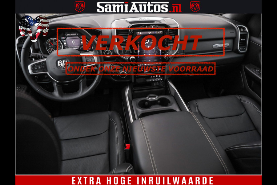 Dodge Ram SPORT | 5.7 V8 4x4 HEMI | PANORAMA DAK | GROOTSCHEM 12 INCH | LPG | Patriot Blue CREW CAB | DUBBELE CABINE | 5 PERSOONS | DC | VOORRAAD NR 2560 - 3327