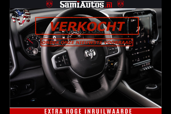 Dodge Ram SPORT | 5.7 V8 4x4 HEMI | PANORAMA DAK | GROOTSCHEM 12 INCH | LPG | Patriot Blue CREW CAB | DUBBELE CABINE | 5 PERSOONS | DC | VOORRAAD NR 2560 - 3327