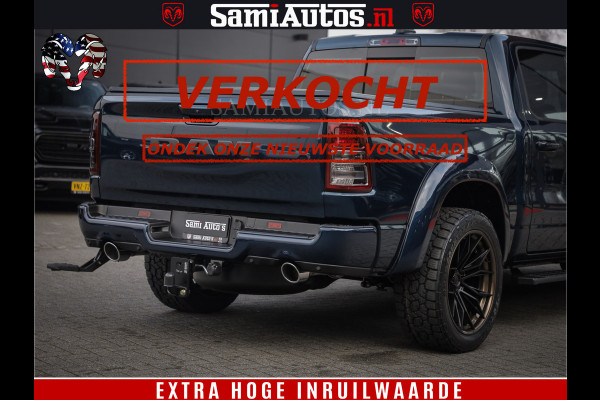 Dodge Ram SPORT | 5.7 V8 4x4 HEMI | PANORAMA DAK | GROOTSCHEM 12 INCH | LPG | Patriot Blue CREW CAB | DUBBELE CABINE | 5 PERSOONS | DC | VOORRAAD NR 2560 - 3327