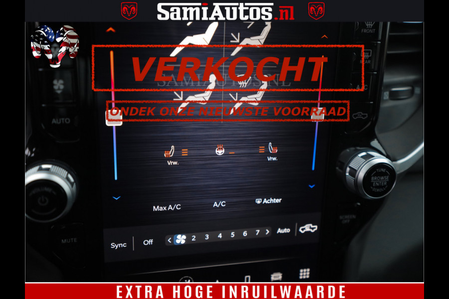Dodge Ram SPORT | 5.7 V8 4x4 HEMI | PANORAMA DAK | GROOTSCHEM 12 INCH | LPG | Patriot Blue CREW CAB | DUBBELE CABINE | 5 PERSOONS | DC | VOORRAAD NR 2560 - 3327