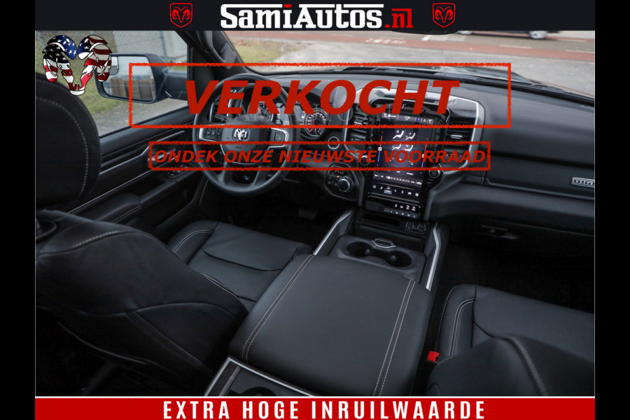 Dodge Ram SPORT | 5.7 V8 4x4 HEMI | PANORAMA DAK | GROOTSCHEM 12 INCH | LPG | Patriot Blue CREW CAB | DUBBELE CABINE | 5 PERSOONS | DC | VOORRAAD NR 2560 - 3327