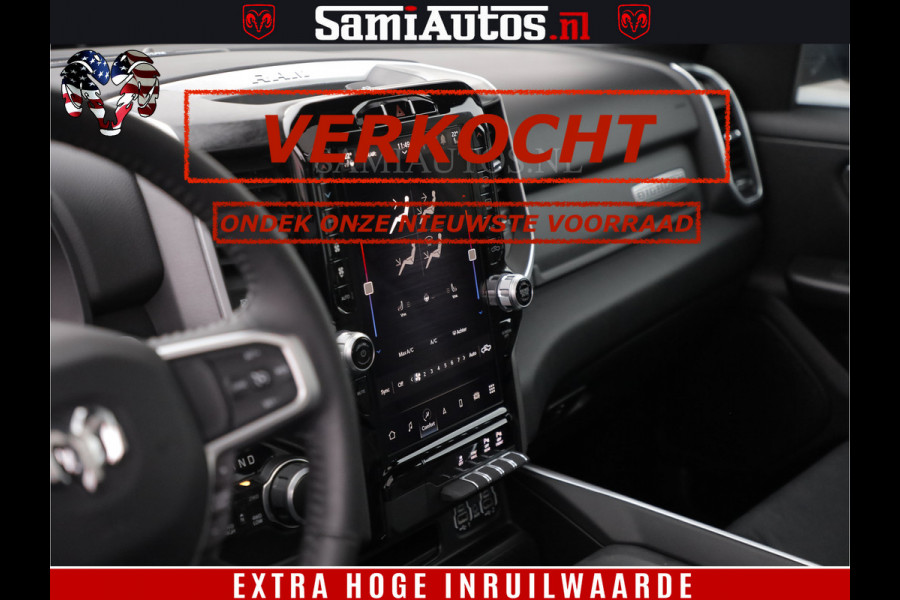 Dodge Ram SPORT | 5.7 V8 4x4 HEMI | PANORAMA DAK | GROOTSCHEM 12 INCH | LPG | Patriot Blue CREW CAB | DUBBELE CABINE | 5 PERSOONS | DC | VOORRAAD NR 2560 - 3327