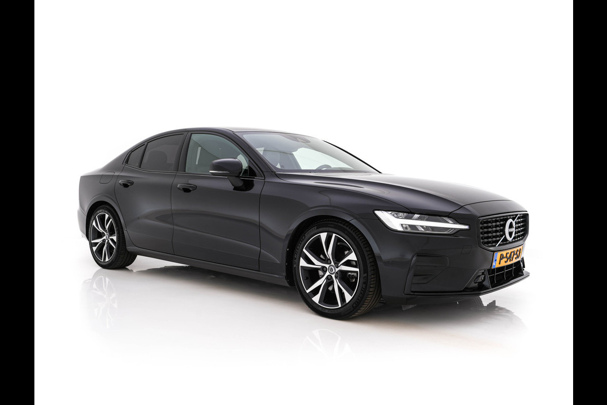 Volvo S60 2.0 B3 R-Design Black Edition (INCL-BTW) Aut. *FULL-LED | LEATHER | HEATED-R-SPORTSEATS | HARMAN/KARDON | MEMORY-PACK | CAMERA | NAVI-FULLMAP | ECC | PRIVACYGLASS | PDC | CRUISE | LANE-ASIST | DAB | DIGI-COCKPIT | TOWBAR