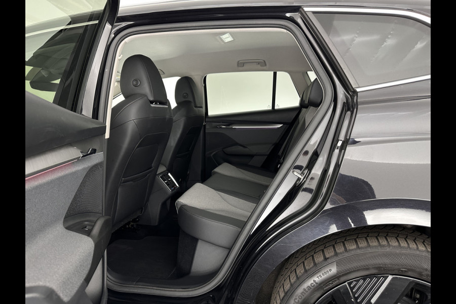 Škoda ENYAQ iV 60 [ 3-Fase ] {SOH-87%} (INCL-BTW) *LEATHER-FABRIC | FULL-LED | ADAPTIVE-CRUISE | BLINDSPOT | DIGI-COCKPIT | CAMERA | KEYLESS | NAVI-FULLMAP | AMBIENT-LIGHT | ECC | HEATED-COMFORTSEATS | DAB+ | PDC | 20''ALU*