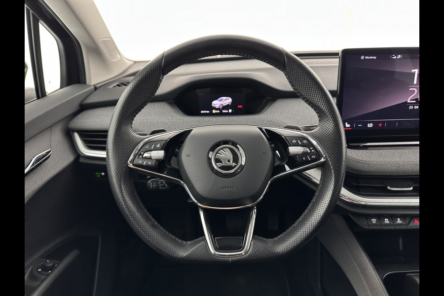 Škoda ENYAQ iV 60 [ 3-Fase ] {SOH-87%} (INCL-BTW) *LEATHER-FABRIC | FULL-LED | ADAPTIVE-CRUISE | BLINDSPOT | DIGI-COCKPIT | CAMERA | KEYLESS | NAVI-FULLMAP | AMBIENT-LIGHT | ECC | HEATED-COMFORTSEATS | DAB+ | PDC | 20''ALU*