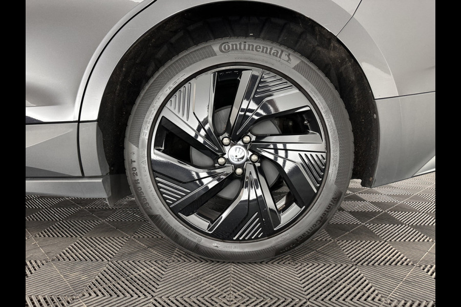 Škoda ENYAQ iV 60 [ 3-Fase ] {SOH-87%} (INCL-BTW) *LEATHER-FABRIC | FULL-LED | ADAPTIVE-CRUISE | BLINDSPOT | DIGI-COCKPIT | CAMERA | KEYLESS | NAVI-FULLMAP | AMBIENT-LIGHT | ECC | HEATED-COMFORTSEATS | DAB+ | PDC | 20''ALU*