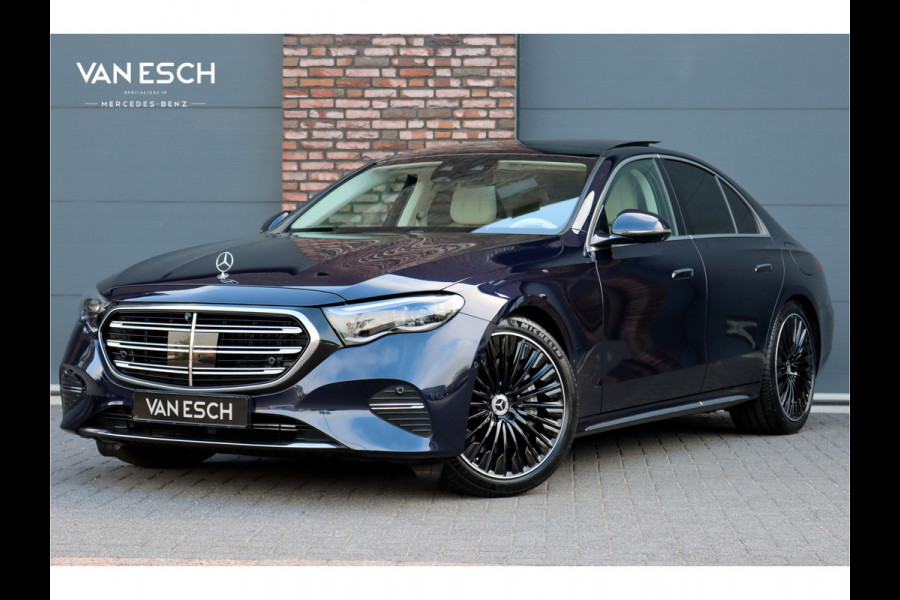 Mercedes-Benz E-Klasse 400 e 4MATIC Exclusive Line | Hypercreen | Luchtvering | Achterasbesturing | Distronic+ | Massage | Stoelventilatie | 3D-Display | HUD | Vlakkenverwarming | Digital Light |