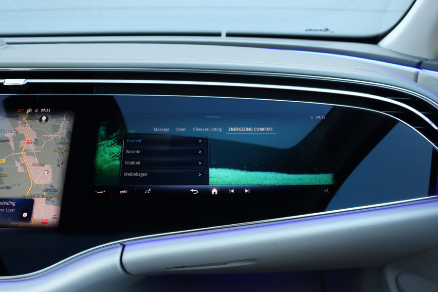 Mercedes-Benz E-Klasse 400 e 4MATIC Exclusive Line | Hypercreen | Luchtvering | Achterasbesturing | Distronic+ | Massage | Stoelventilatie | 3D-Display | HUD | Vlakkenverwarming | Digital Light |