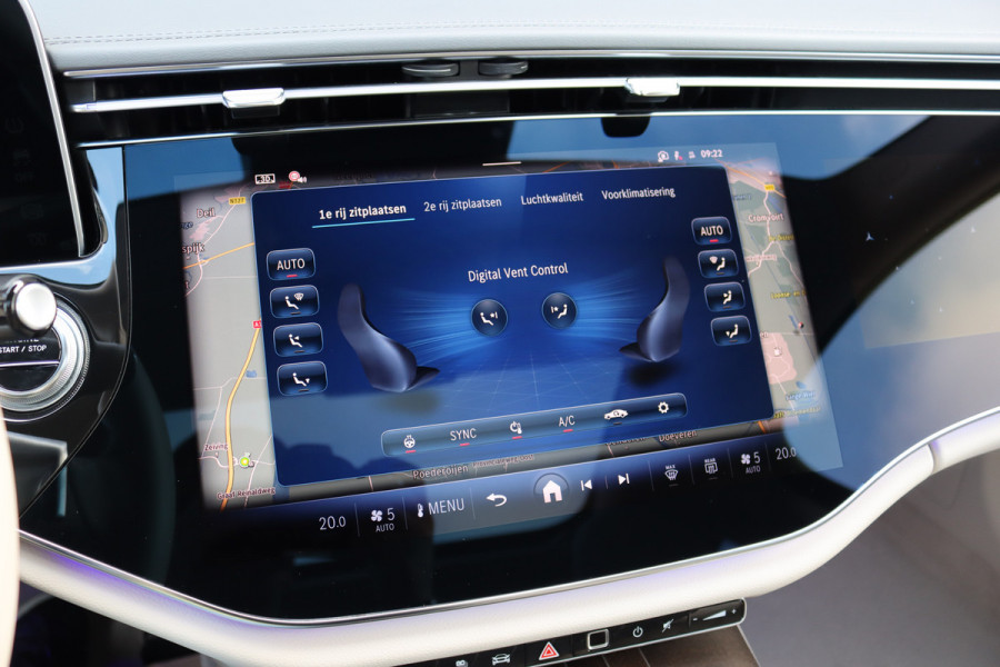 Mercedes-Benz E-Klasse 400 e 4MATIC Exclusive Line | Hypercreen | Luchtvering | Achterasbesturing | Distronic+ | Massage | Stoelventilatie | 3D-Display | HUD | Vlakkenverwarming | Digital Light |