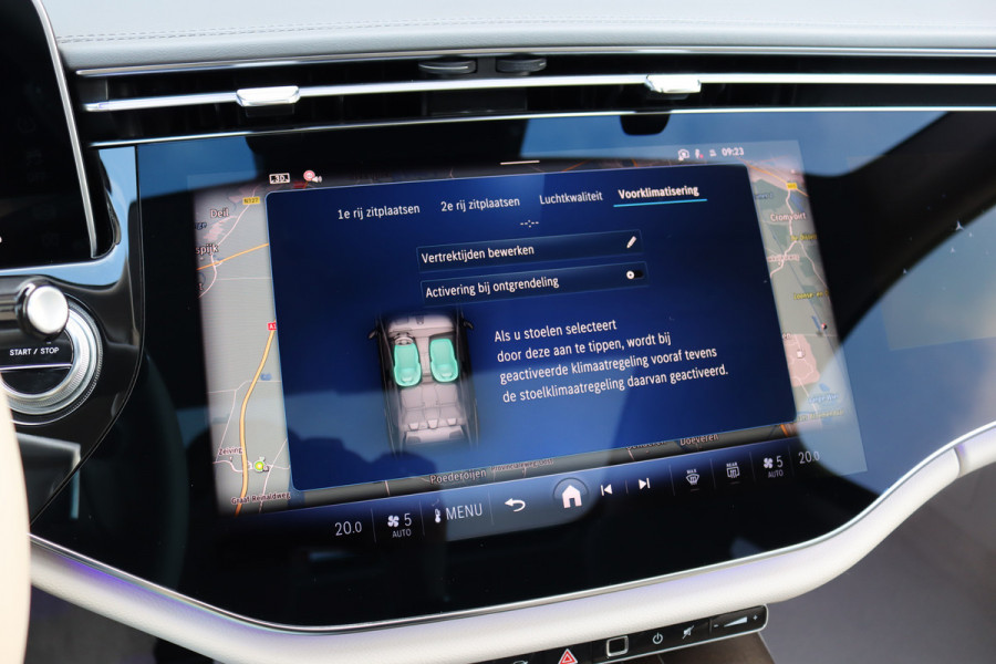 Mercedes-Benz E-Klasse 400 e 4MATIC Exclusive Line | Hypercreen | Luchtvering | Achterasbesturing | Distronic+ | Massage | Stoelventilatie | 3D-Display | HUD | Vlakkenverwarming | Digital Light |