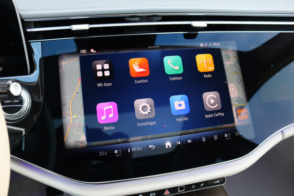 Mercedes-Benz E-Klasse 400 e 4MATIC Exclusive Line | Hypercreen | Luchtvering | Achterasbesturing | Distronic+ | Massage | Stoelventilatie | 3D-Display | HUD | Vlakkenverwarming | Digital Light |