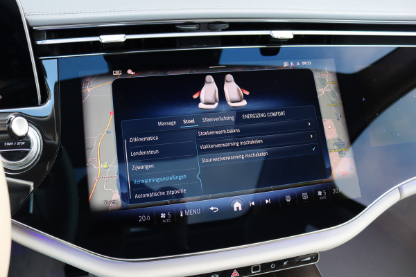 Mercedes-Benz E-Klasse 400 e 4MATIC Exclusive Line | Hypercreen | Luchtvering | Achterasbesturing | Distronic+ | Massage | Stoelventilatie | 3D-Display | HUD | Vlakkenverwarming | Digital Light |