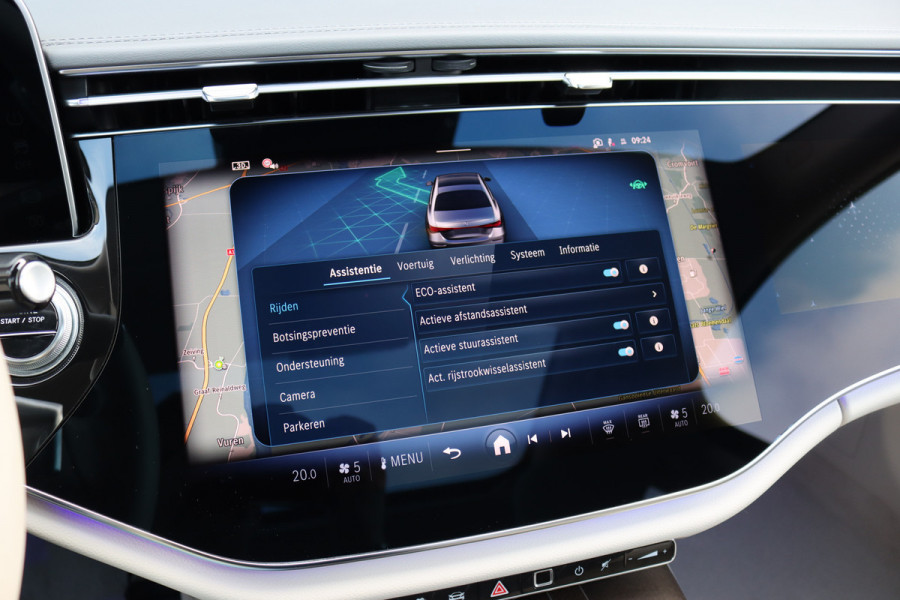 Mercedes-Benz E-Klasse 400 e 4MATIC Exclusive Line | Hypercreen | Luchtvering | Achterasbesturing | Distronic+ | Massage | Stoelventilatie | 3D-Display | HUD | Vlakkenverwarming | Digital Light |