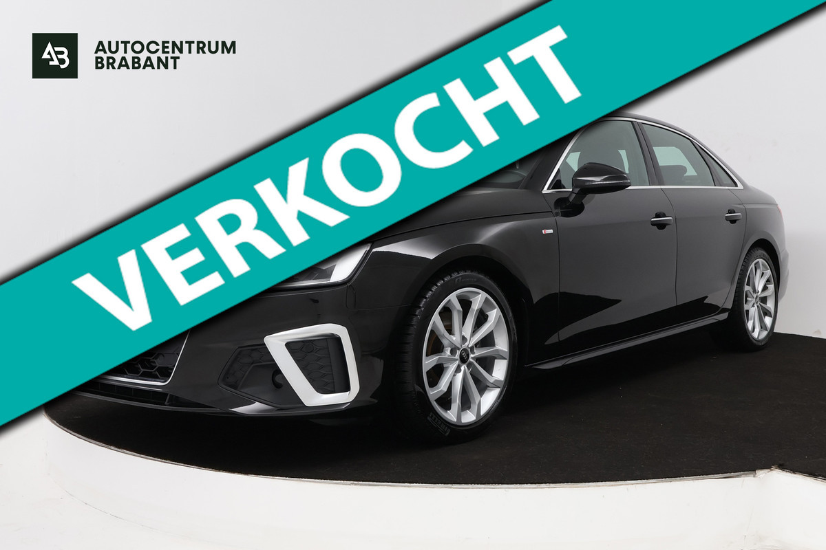 Audi A4 Limousine 35 TFSI S edition (DIGITALE COCKPIT, NAVIGATIE, CRUISE CONTROL, PARKEERSENSOREN)