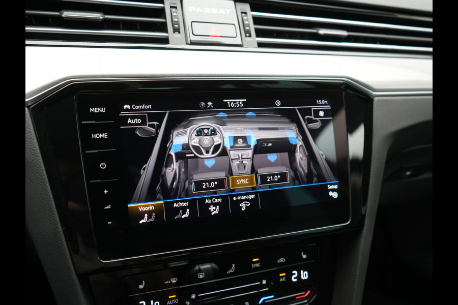 Volkswagen Passat Variant 1.4 TSI GTE Business PHEV 218pk Dealer O.H. | Trekhaak Af Fabriek | Adaptive Cruise | Camera | Sportstoelen Massage & Memory | Keyless | Apple Carplay | Blis | Stoelverwarming | Navigatie | DAB | Plug In Hybrid |