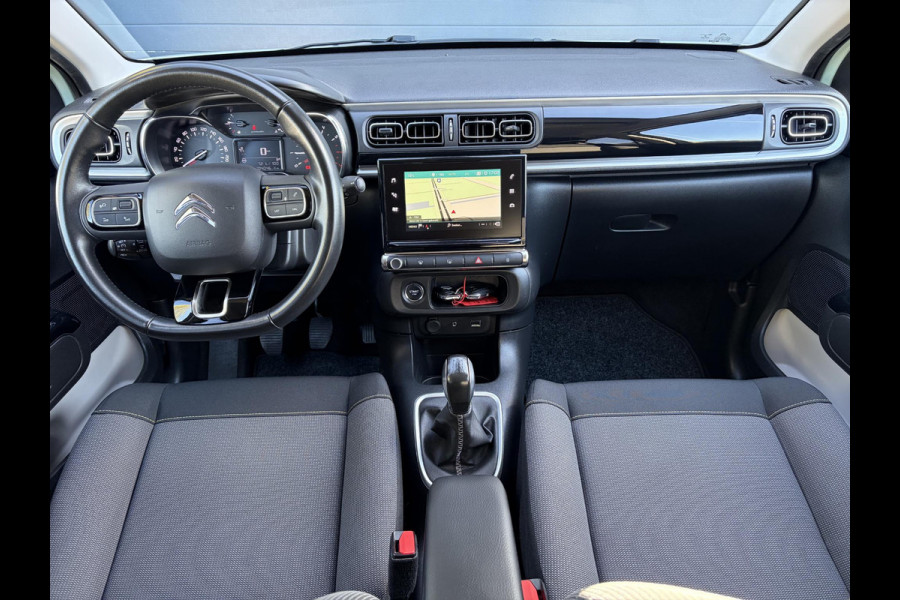 Citroën C3 1.2 PureTech S&S Shine Camera,Navi,D-riem vervangen in 2024,Keyless,PDc V+A,Clima,Cruise,Rijstrooksensor,Dodehoek,N.A.P,110pk,Lm velgen,N.A.P,Apk tot 03-2027