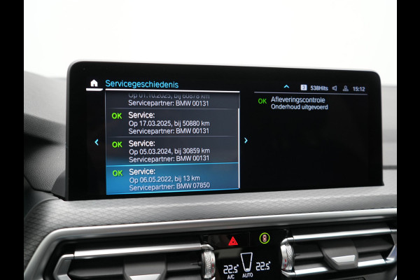 BMW X3 xDrive30e M Sport PHEV 293pk Dealer O.H. | Head Up | Laser LED | 360 Camera | Lederen Sportstoelen Verwarmd | Keyless | Blis | Apple Carplay | Hifi Audio | Sfeerverlichting | Navigatie | DAB | Cruise Control | 20"L.M | Plug In Hybrid |