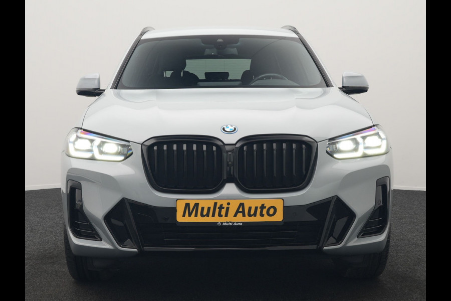 BMW X3 xDrive30e M Sport PHEV 293pk Dealer O.H. | Head Up | Laser LED | 360 Camera | Lederen Sportstoelen Verwarmd | Keyless | Blis | Apple Carplay | Hifi Audio | Sfeerverlichting | Navigatie | DAB | Cruise Control | 20"L.M | Plug In Hybrid |