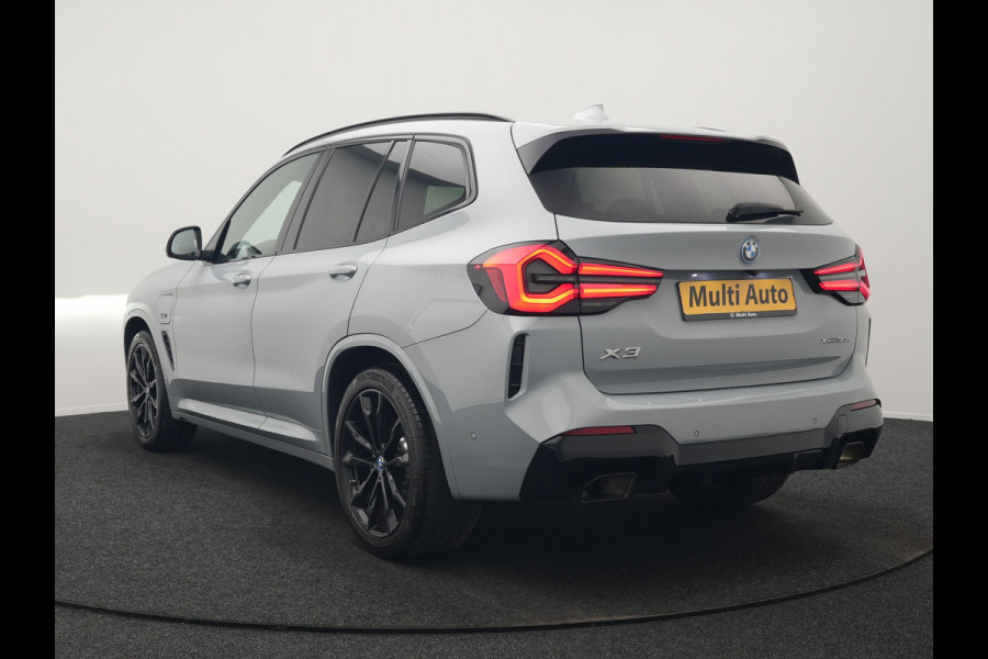 BMW X3 xDrive30e M Sport PHEV 293pk Dealer O.H. | Head Up | Laser LED | 360 Camera | Lederen Sportstoelen Verwarmd | Keyless | Blis | Apple Carplay | Hifi Audio | Sfeerverlichting | Navigatie | DAB | Cruise Control | 20"L.M | Plug In Hybrid |