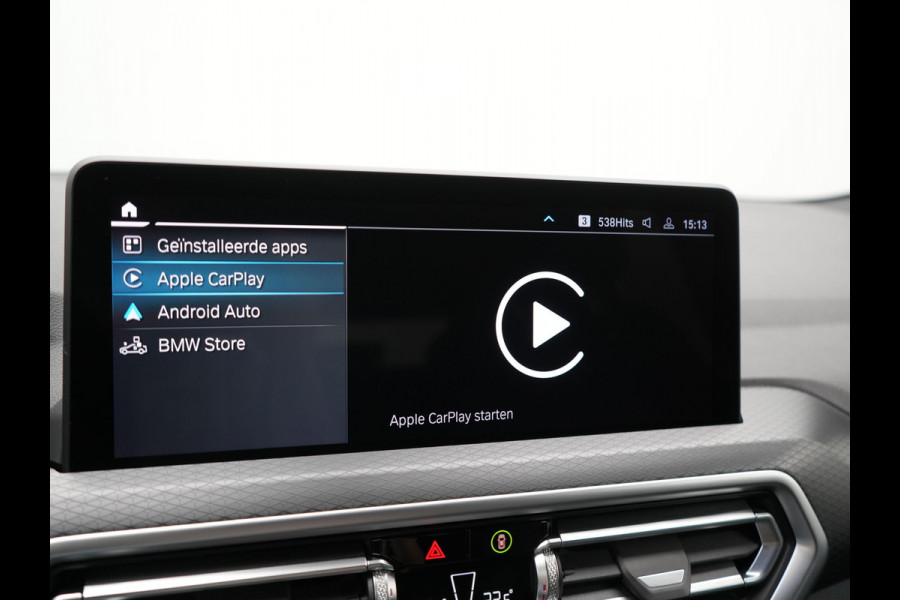 BMW X3 xDrive30e M Sport PHEV 293pk Dealer O.H. | Head Up | Laser LED | 360 Camera | Lederen Sportstoelen Verwarmd | Keyless | Blis | Apple Carplay | Hifi Audio | Sfeerverlichting | Navigatie | DAB | Cruise Control | 20"L.M | Plug In Hybrid |