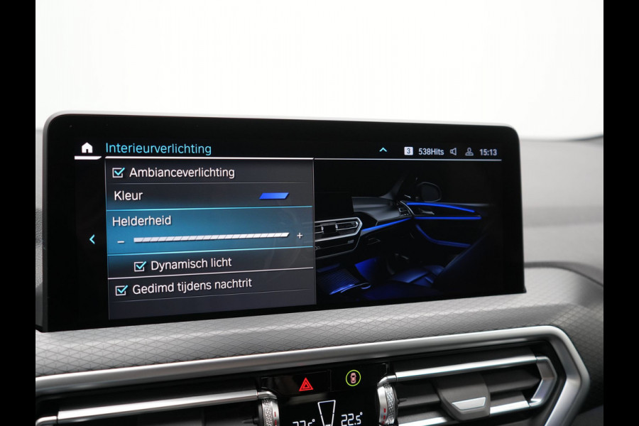 BMW X3 xDrive30e M Sport PHEV 293pk Dealer O.H. | Head Up | Laser LED | 360 Camera | Lederen Sportstoelen Verwarmd | Keyless | Blis | Apple Carplay | Hifi Audio | Sfeerverlichting | Navigatie | DAB | Cruise Control | 20"L.M | Plug In Hybrid |