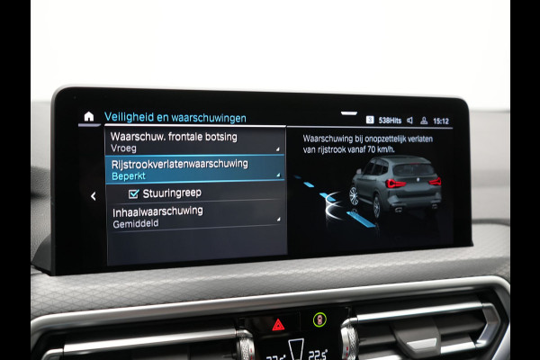 BMW X3 xDrive30e M Sport PHEV 293pk Dealer O.H. | Head Up | Laser LED | 360 Camera | Lederen Sportstoelen Verwarmd | Keyless | Blis | Apple Carplay | Hifi Audio | Sfeerverlichting | Navigatie | DAB | Cruise Control | 20"L.M | Plug In Hybrid |