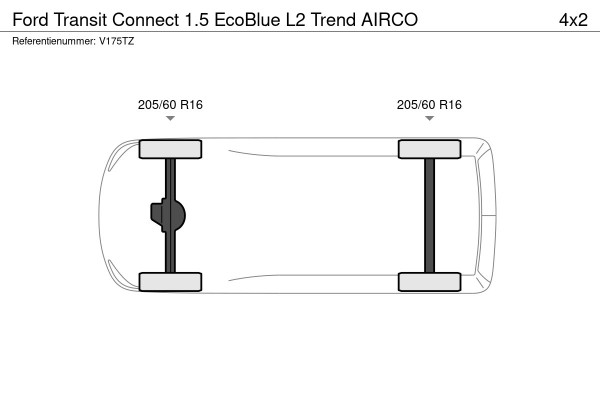 Ford Transit Connect 1.5 EcoBlue L2 Trend AIRCO
