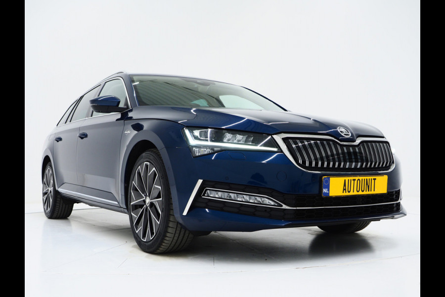Škoda Superb Combi 1.4 TSI iV Laurin & Klement | Trekhaak | Leder | Canton | 360 | Keyless | Adaptive Cruise | Virtual | Memory | Carplay