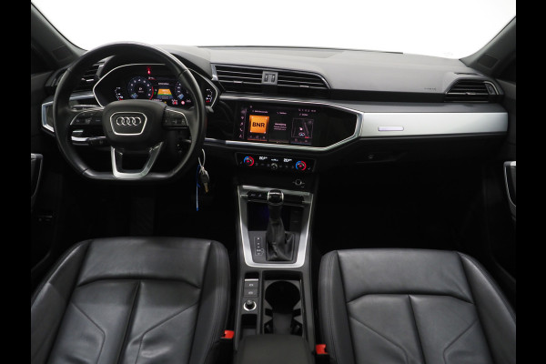 Audi Q3 Sportback 45 TFSI e Full Black | Panoramadak | Leder | Sfeerlicht | Cruise | DAB | Virtual | Donkere Hemel | Carplay