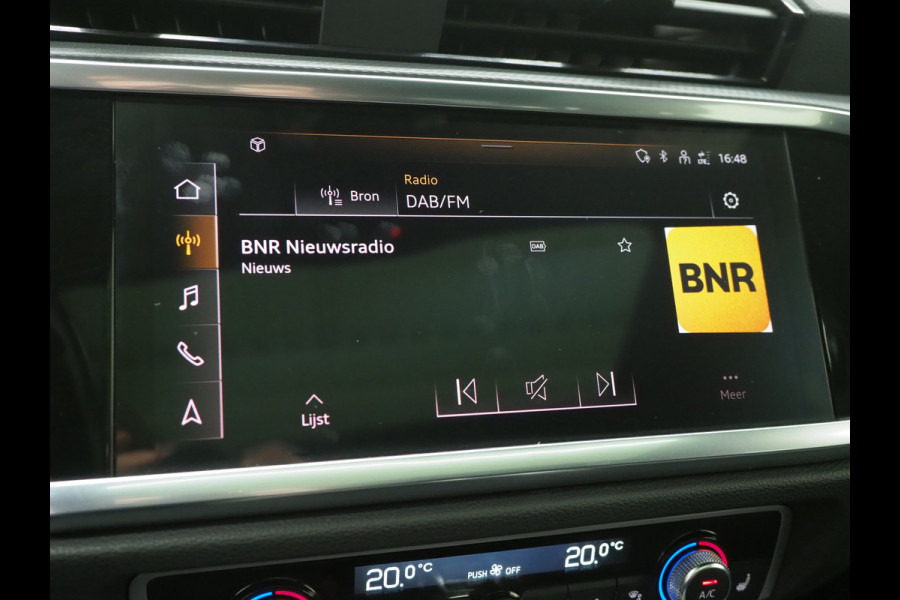 Audi Q3 Sportback 45 TFSI e Full Black | Panoramadak | Leder | Sfeerlicht | Cruise | DAB | Virtual | Donkere Hemel | Carplay