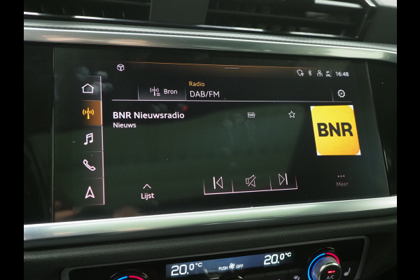 Audi Q3 Sportback 45 TFSI e Full Black | Panoramadak | Leder | Sfeerlicht | Cruise | DAB | Virtual | Donkere Hemel | Carplay