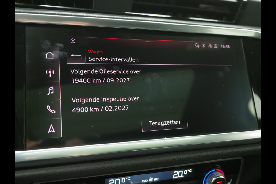 Audi Q3 Sportback 45 TFSI e Full Black | Panoramadak | Leder | Sfeerlicht | Cruise | DAB | Virtual | Donkere Hemel | Carplay