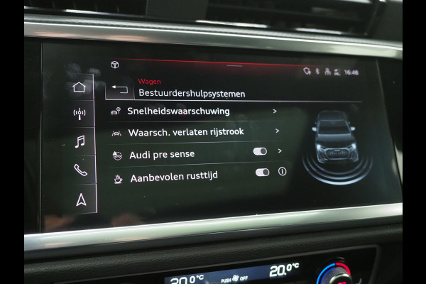 Audi Q3 Sportback 45 TFSI e Full Black | Panoramadak | Leder | Sfeerlicht | Cruise | DAB | Virtual | Donkere Hemel | Carplay