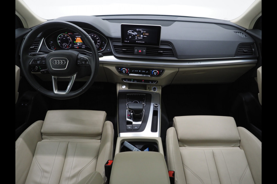 Audi Q5 50 TFSI e quattro | Panoramadak | Leder | Adaptive Cruise | Camera | Virtual | Dodehoek | DAB | Carplay