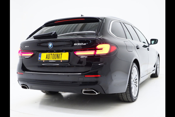 BMW 5 Serie Touring 530e xDrive | LED Grille | Trekhaak | Leder | Adaptive Cruise | HUD | Keyless | Camera | Carplay