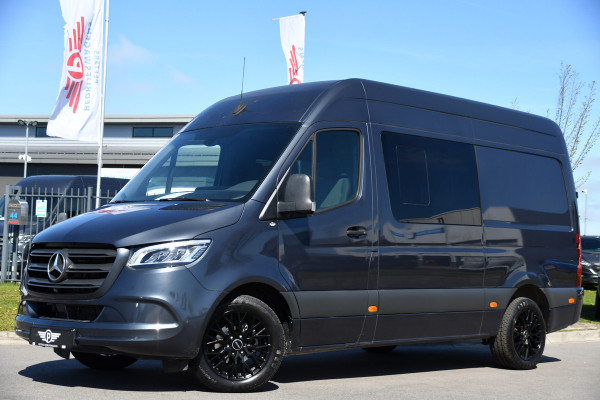 Mercedes-Benz Sprinter 319 V6 3.0 CDI L2H2 DC PB Edition Cruise, 360 Camera, Carplay, LED, 190pk, Virtual, Geveerde stoel, NAVI, Automaat, Uniek!