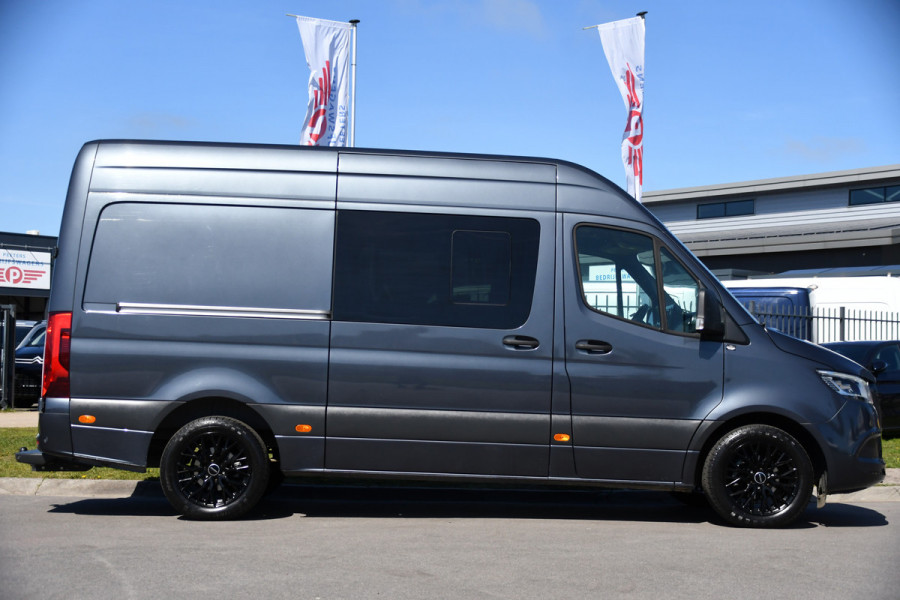 Mercedes-Benz Sprinter 319 V6 3.0 CDI L2H2 DC PB Edition Cruise, 360 Camera, Carplay, LED, 190pk, Virtual, Geveerde stoel, NAVI, Automaat, Uniek!