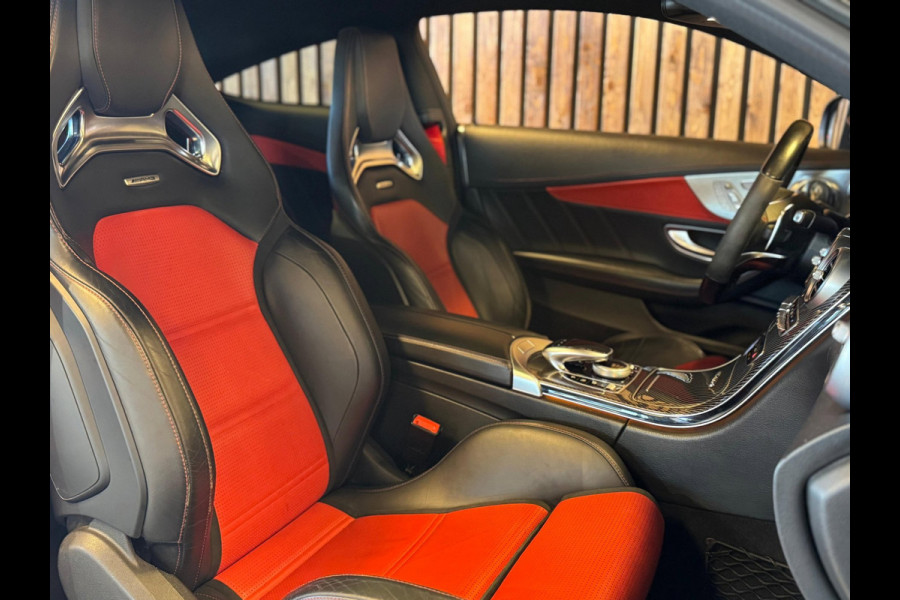 Mercedes-Benz C-Klasse Coupé AMG 63 S / Carbon / Burmester / Memory / Pano / Performance stoelen / Designo / Camera