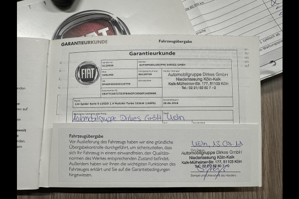 Fiat 124 Spider 1.4 MultiAir Turbo Lusso Leder|Navi|Camera|Keyless|Stoelverwarming