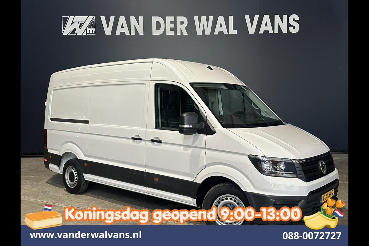 Volkswagen Crafter 2.0 TDI 140 pk L3H3 L2H2 Euro6 Airco | Camera | Navigatie | Apple Carplay | Massagestoel Android Auto, Parkeersensoren, 3000kg trekvermogen
